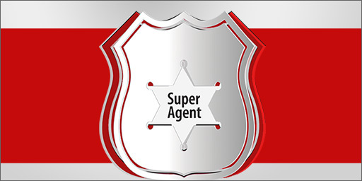 Image of Super Agent shield-badge.